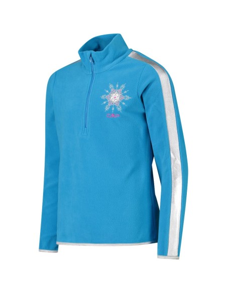 CMP KID G SWEAT TURCHESE